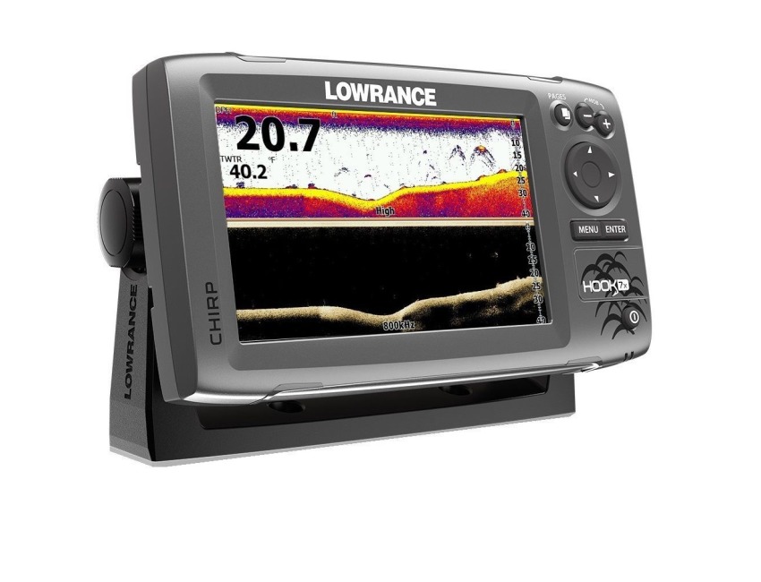Lowrance HOOK 7x Fishfinder c/w CHIRP Hybrid HDI Downscan Transducer, Obsolete units (For reference), Bottom Line