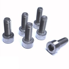 M6 x 16mm Titanium socket cap head allen screws - bolts  (6)
