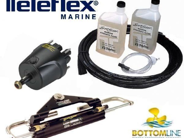 Baystar Outboard Motor Hydraulic Steering Kit Rated Up To 150hp Teleflex Hydraulic Steering Bottom Line Isle Of Man