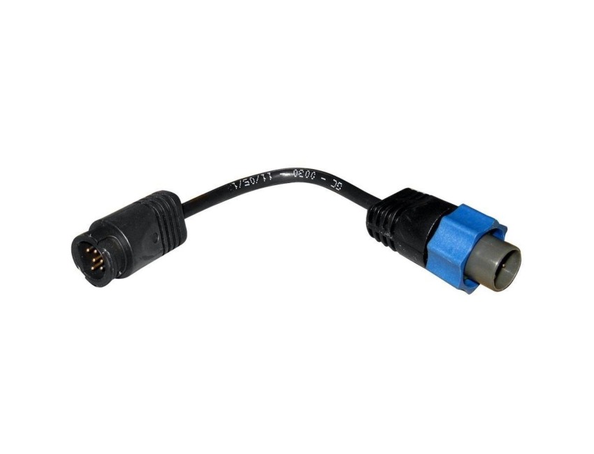 Lowrance Transducer Adapter - TA-UQ2BL-T - 000-10052-001 - Blue Plug to  Uniplug, Extension Cables & Adapters, Bottom Line