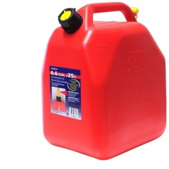 Sceptre 25L Red Fuel can - Jerry Can - Dumpy - with anti glug spout