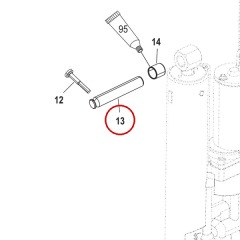 Mercury - Pivot Pin - Quicksilver - 17-822480