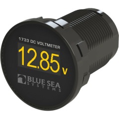 Blue Sea - Mini DC Voltmeter - OLED Screen - 12V / 24V - 1733