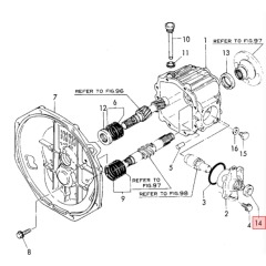 YANMAR - Gearbox Oil Seal - KM2C - 177088-02970
