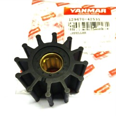 Genuine YANMAR Water Pump Impeller -  JH series - 129670-42531 / 129670-42610