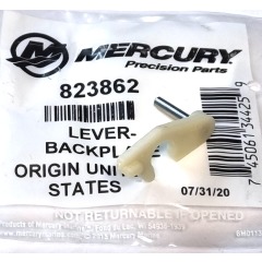 Quicksilver gear linkage lever back-plate latch - Mercury Mariner 20EL 823862