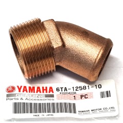 Yamaha Hydradive Hose Fitting for Raw Water Pump - Elbow - 6TA-12581-10