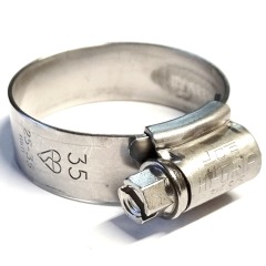JCS HI-Grip 316 Stainless Hose clamp - 25mm - 35mm - 1