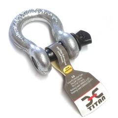Titan BlackPin HD Bow shackle 3/8 - 10319610
