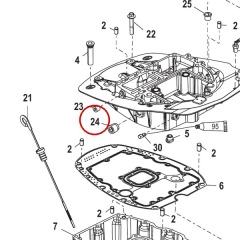 Mercury - PLUG (.500-14) - Quicksilver - 22-889567