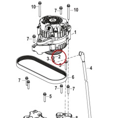 Mercury - Alternator Mounting Spacer - Quicksilver - 23-8M0151156