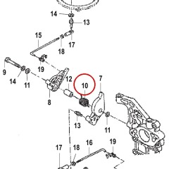 Mercury - Spring Throttle Cam - Quicksilver - 24-803157