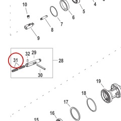 Mercury - Gear Housing Propeller Shaft Spring - Quicksilver - 24-8M0096707