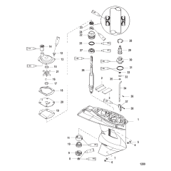 Gear Housing (Driveshaft)(2:1 Gear Ratio)