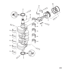 Crankshaft, Pistons and Connecting Rods