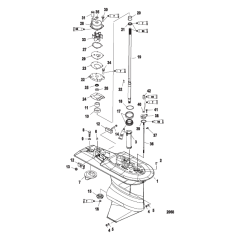 Gear Housing (Driveshaft)(2.33:1 Gear Ratio)