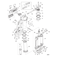 Power Trim/Steering Cylinder
