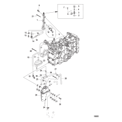 Fuel Rail and Vapor Seperator