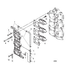 Inlet Manifold and Reed Block