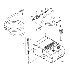 Fuel Tank (Plastic- 6.6 Gallon)