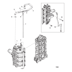 Charge Cooler/Intake Manifold Hose Routings