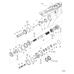 Gear Housing Propeller Shaft - Counter Rotation