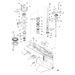 Gear Housing (Driveshaft)(Standard/Counter Rotation)