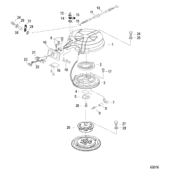 Recoil Starter Serial 0N252806 to 0N468474