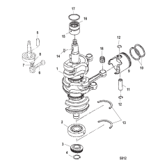 Crankshaft, Piston and Connecting Rods