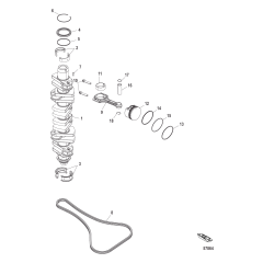 Crankshaft, Pistons and Connecting Rods