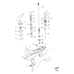 Gear Housing, Driveshaft, 5.44 Torpedo
