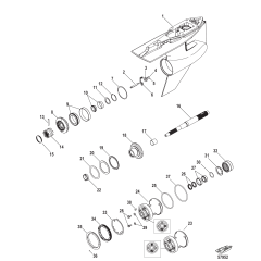 Gear Housing, Prop Shaft-Standard Rotation, 5.44 Torpedo