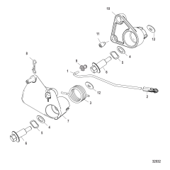 Throttle Linkage Big Tiller Gas Assist