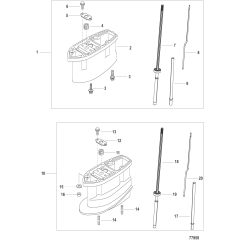 Driveshaft Housing Extension Kit Standard and Command Thrust