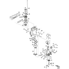 Power Trim/Transom Assembly, Joystick Piloting