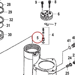 Mercury - O-RING - EFI - 25-161314