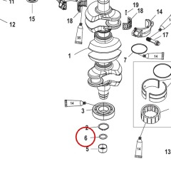 MerCruiser - O-RING (.859 x .139) - EFI - 25-35126
