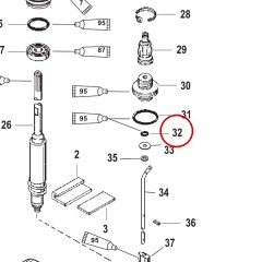 Mercury - O-RING (.239 x .174) - EFI - 25-85594