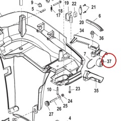 Mercury - GROMMET - Quicksilver - 25-8M0006618