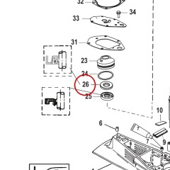 Mercury - Oil Seal - Quicksilver - 26-814670