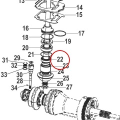 Mercury - BEARING ASSEMBLY Cup/Cone - Quicksilver - 31-8M0146553