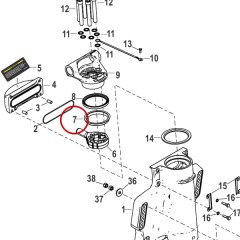 Mercury - Power Trim Transom Assembly Bearing - Quicksilver - 31-8M0217557
