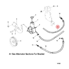 Mercury - HOSE ASSEMBLY (84.00 Inches Bulk) - Quicksilver - 32-80622142