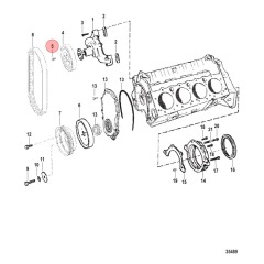 MerCruiser - SCREW (.312-24 x .750) - MPI EFI 4.3L 5.0L 5.7L 6.2L - 10-47277