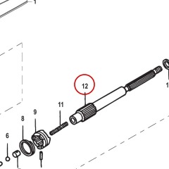 Mercury - PROPELLER SHAFT - Quicksilver - 44-19513T01