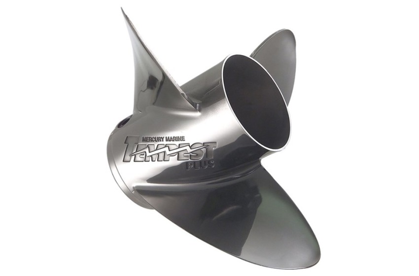 Mercury Tempest Plus 135 - 400 Outboard - 17 Pitch Stainless Propeller ...