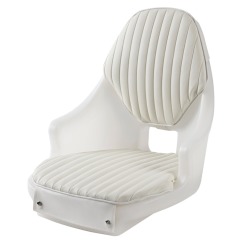 Osculati - Compact Seat Frame Polyethylene White + Cushions - 48.670.06