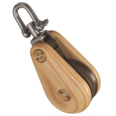 Barton - Single - Swivel - Classic Wooden Block S2 - 50345