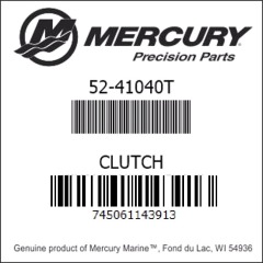 Mercury - CLUTCH - Quicksilver - 52-41040T