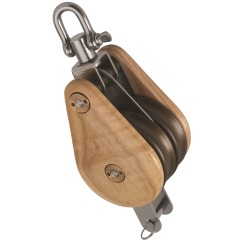 Barton - Double - Swivel - Becket - Classic Wooden Block S3 - 52460